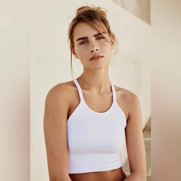 Free People Happiness Runs Crop Top NWOT - Picture 3 of 4